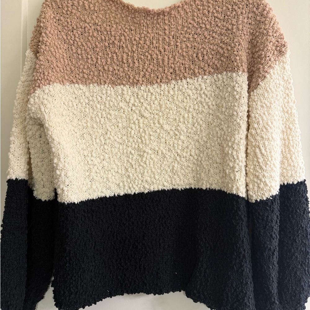 Altar'd State Tri-Color Cozy Sweater - Picture 2 of 3